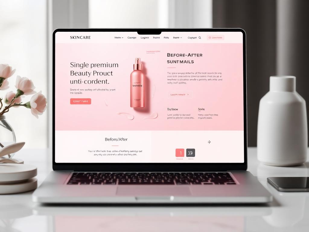 Halo Skincare Launch website preview