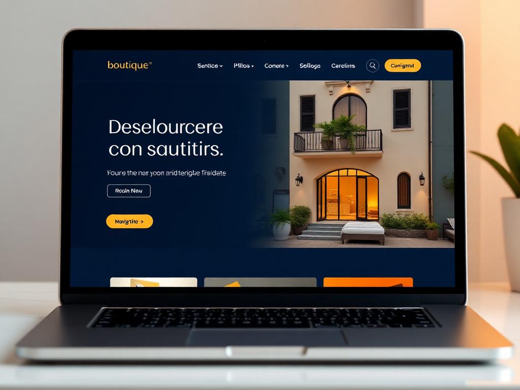 Lumière Boutique Hotel website preview