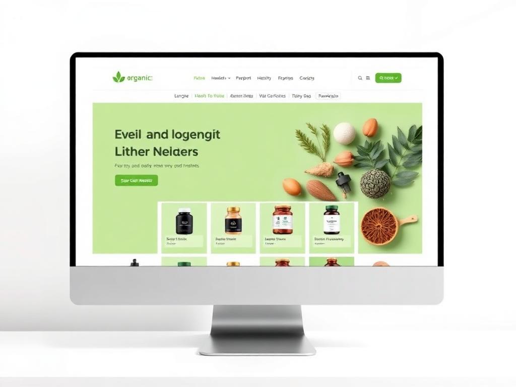NorthLeaf Organics website preview